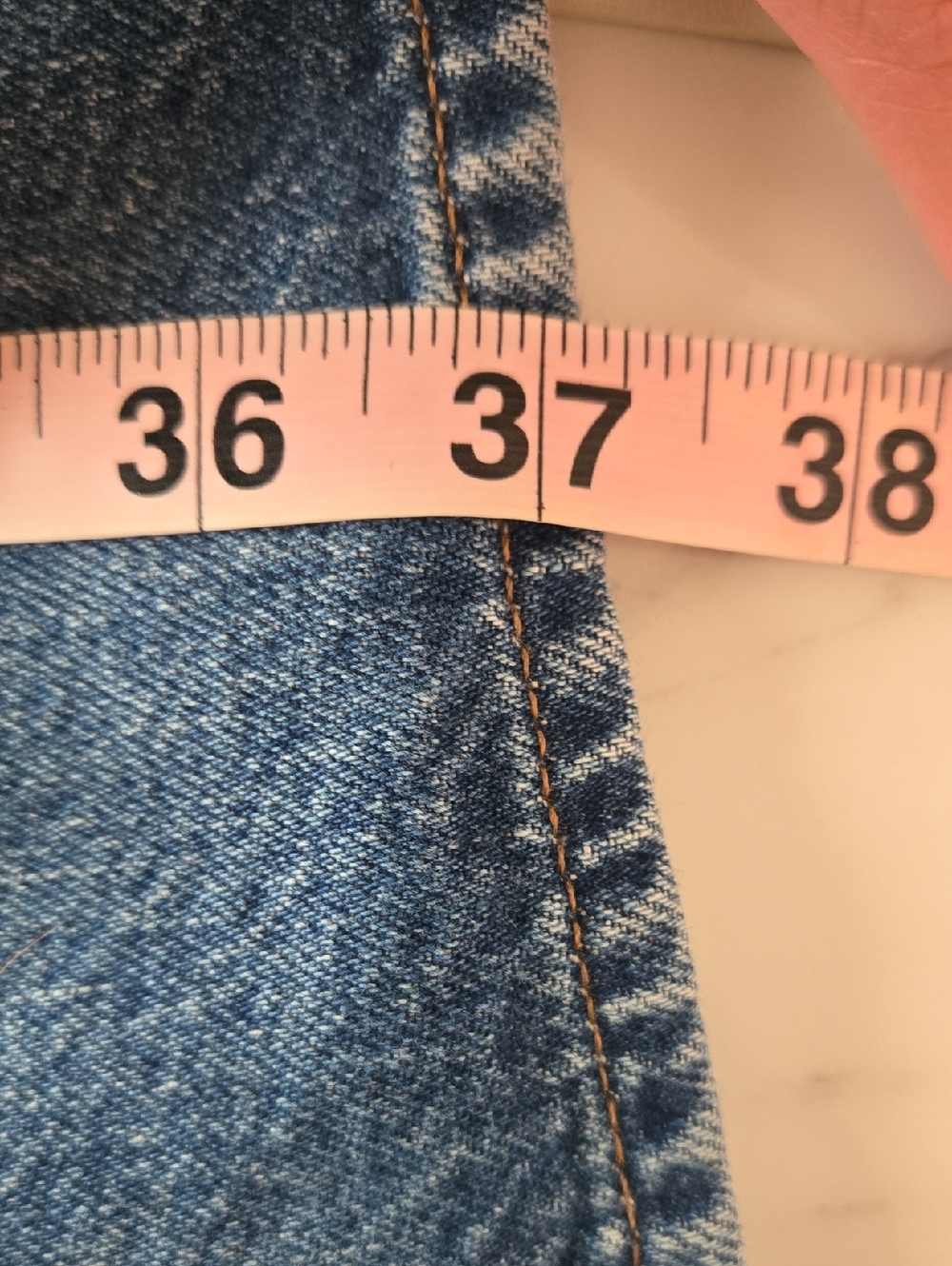 Madewell Denim Maxi Skirt Front Slit Dark Wash Western Y2K Minimalist Size 29 - Picture 8 of 8